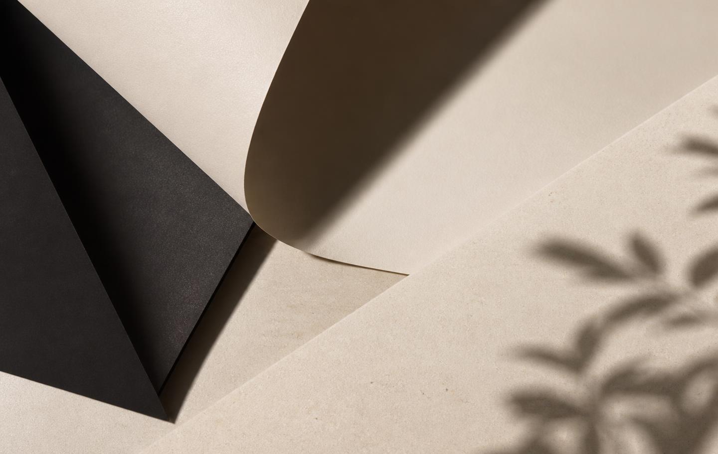 Layered paper planes with soft shadows